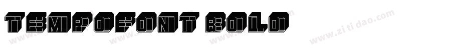 TempoFont Bold字体转换